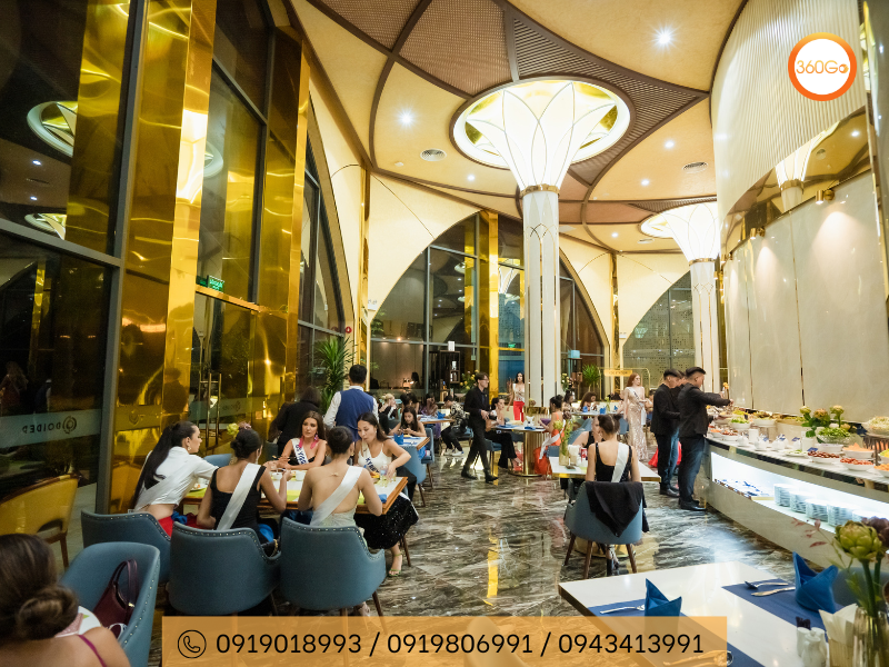 Quầy ẩm thực tại Tea Resort Prenn Đà Lạt - Du lịch 360Go 